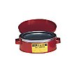 Justrite 1-Quart Bench Can - Yellow